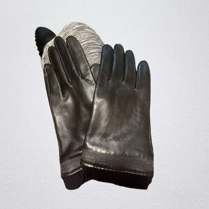 Sophisticated Brown Leather Gloves
